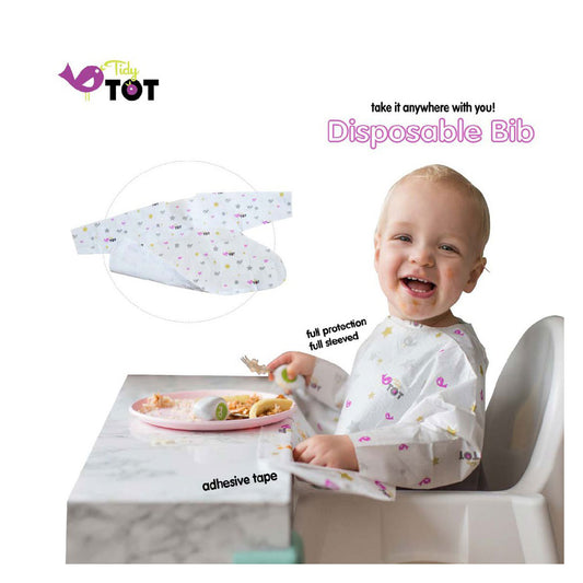 Tidy Tot Disposable Bib - pack of 2